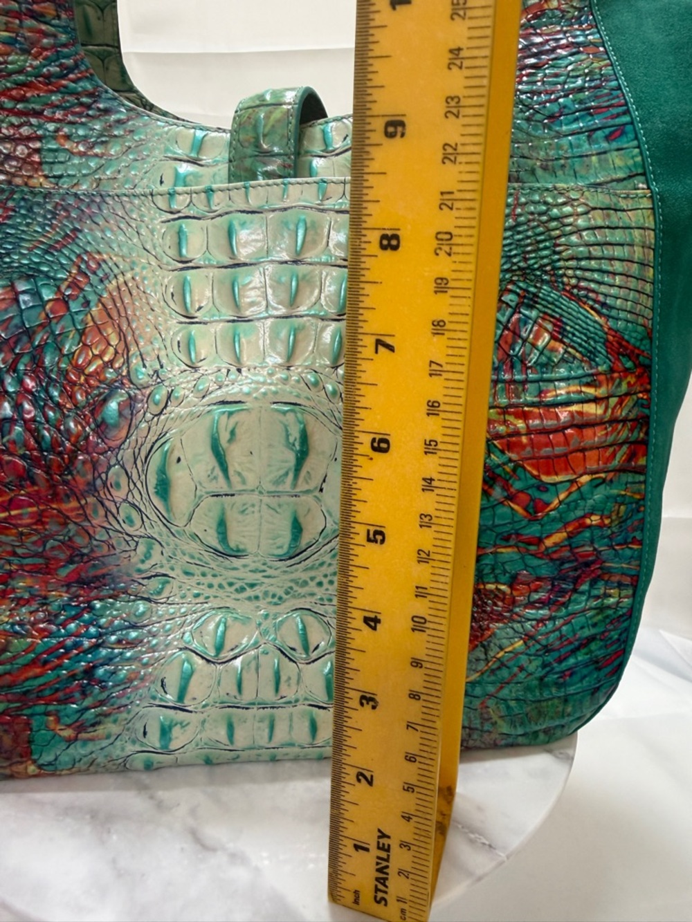 Brahmin Carla Dream Quantum Purse nwt bag turquoise new - Picture 8 of 14